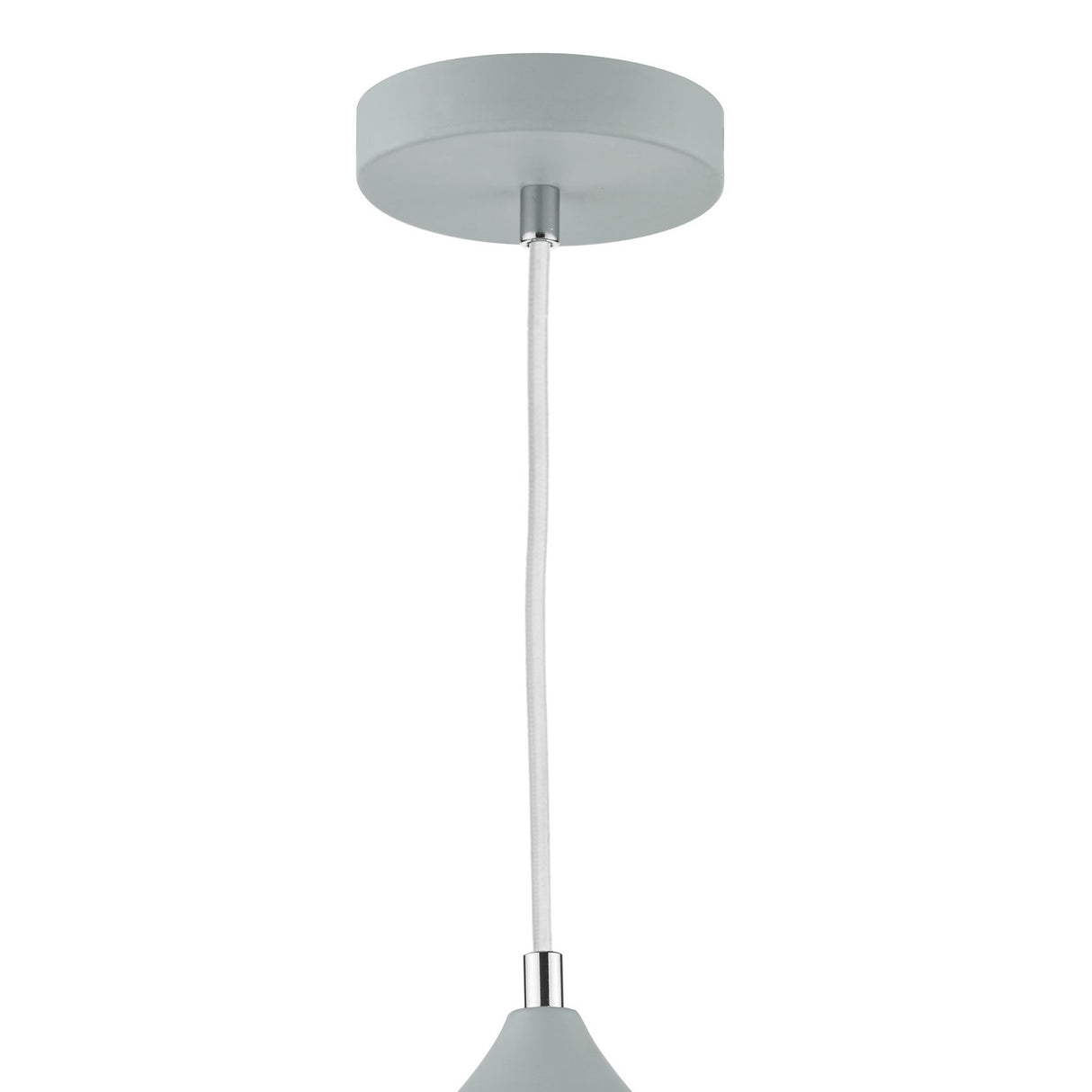 Kaelan 1 Light Pendant Soft Matt Grey