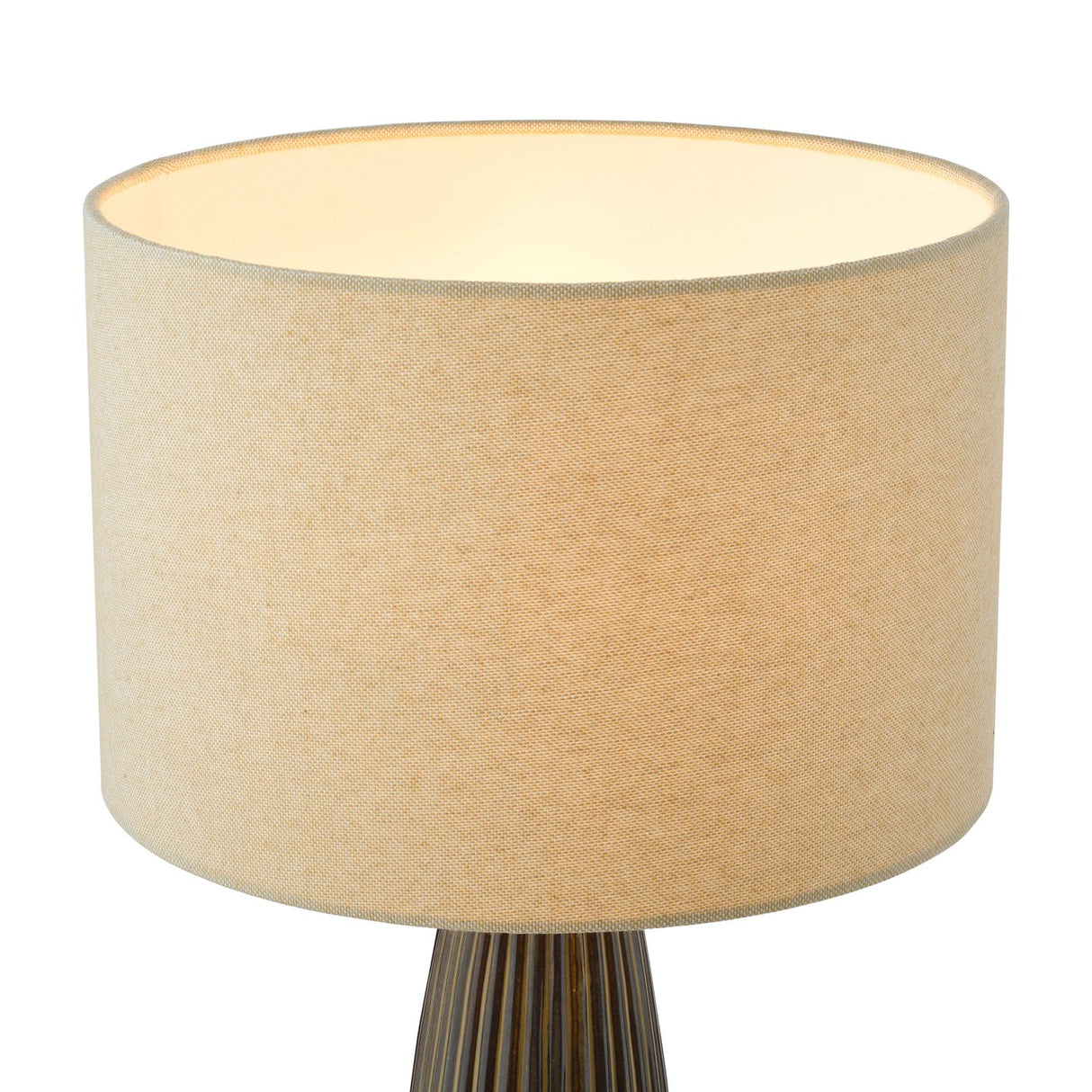 Kaulana Table Lamp Brown With Shade