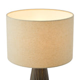 Kaulana Table Lamp Brown With Shade