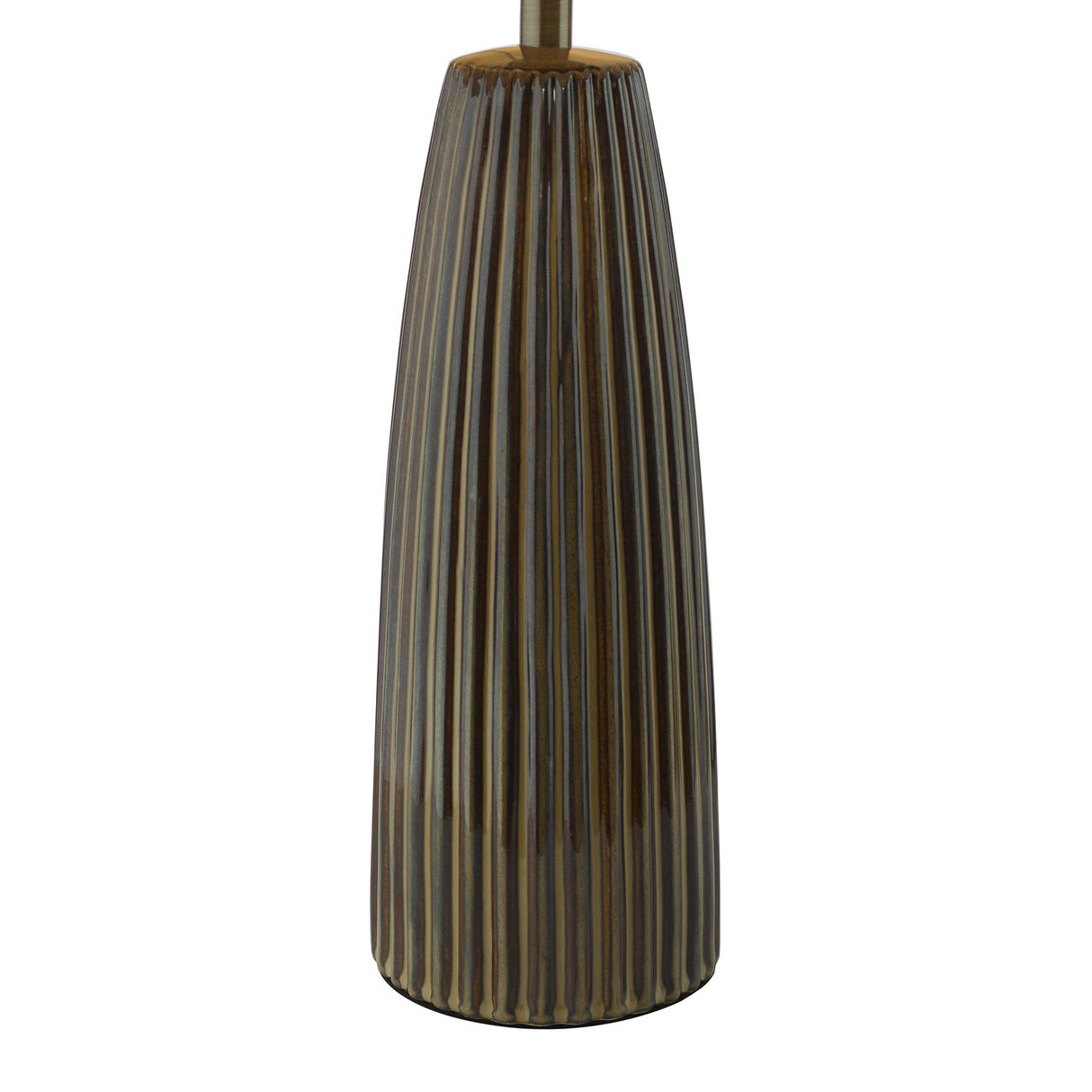 Kaulana Table Lamp Brown With Shade
