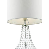 Kristina Table Lamp Textured Glass With Shade