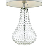 Kristina Table Lamp Textured Glass With Shade