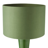 Lagle Table Lamp Green and Antique Brass With Shade