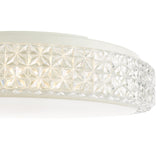 Liana Flush Clear Faceted Plastic LED