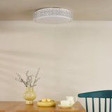 Liana Flush Clear Faceted Plastic LED