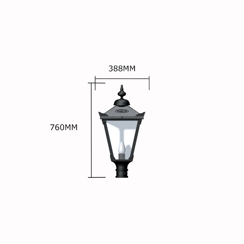Victorian manor lantern - 77mm I.D. (LN008)