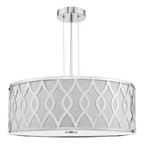 Locryn 4 Light Pendant Polished Chrome and Ivory