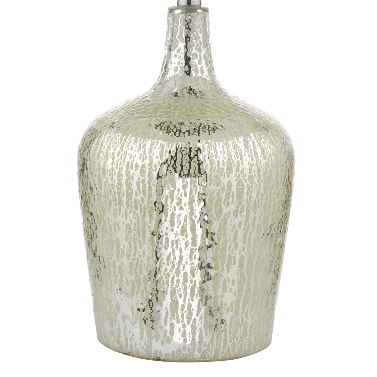 Lolek Dual Light Table Lamp Clear/Silver Glass With Shade