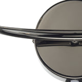 Luther 2 Light Wall Light Black Chrome Crystal