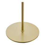 Lycia 3 Light Floor Lamp Satin Gold and Gold Ombre Glass