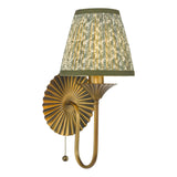 Lydian Wall Light Antique Bronze With Shade