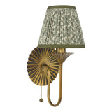 Lydian Wall Light Antique Bronze With Shade