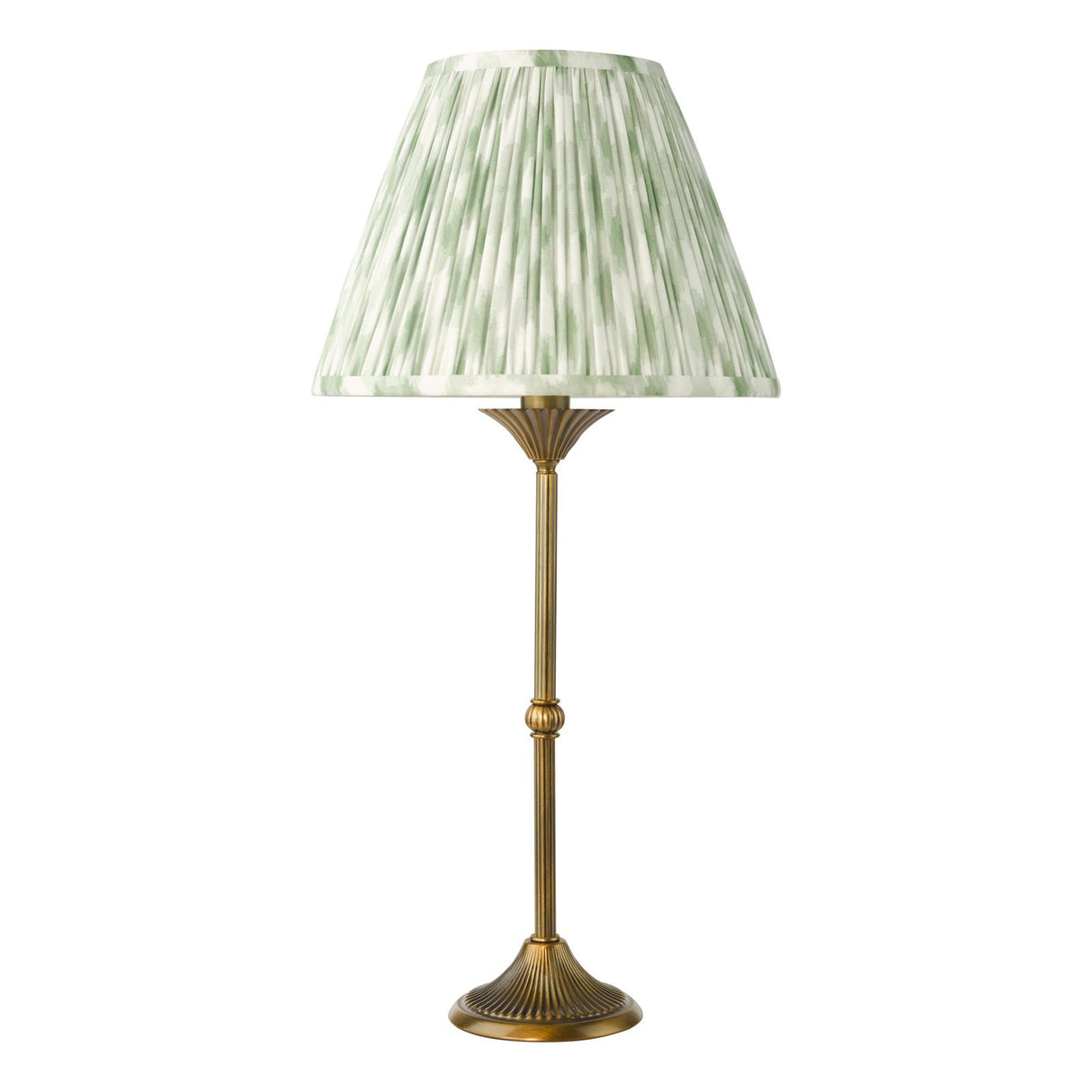 Lydian Table Lamp Antique Bronze With Shade