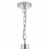 Lyon 5lt Pendant Polished Chrome & Crystal