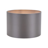 Lyris Grey Cotton Drum Shade 30cm 30cm