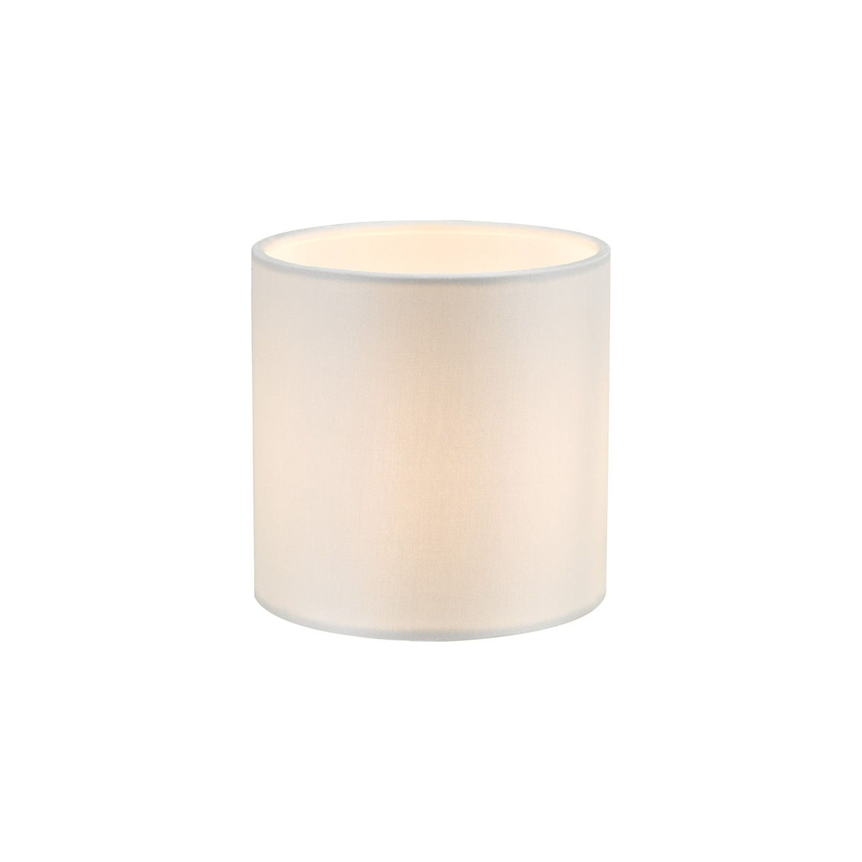 Lyris Ivory Cotton Drum Shade 12cm 12cm