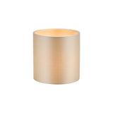 Lyris Taupe Cotton Drum Shade 12cm 12cm