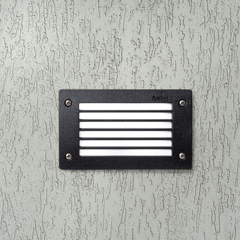 Leti 200 GL 3W GX53 LED CCT, Recess Bricklight, Black/Opal