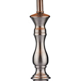 Madrid Table Lamp Satin Chrome With Shade