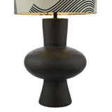 Miho Table Lamp Black/Bronze With Shade