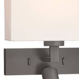 Modena Wall Light Brushed Bronze With Shade LED