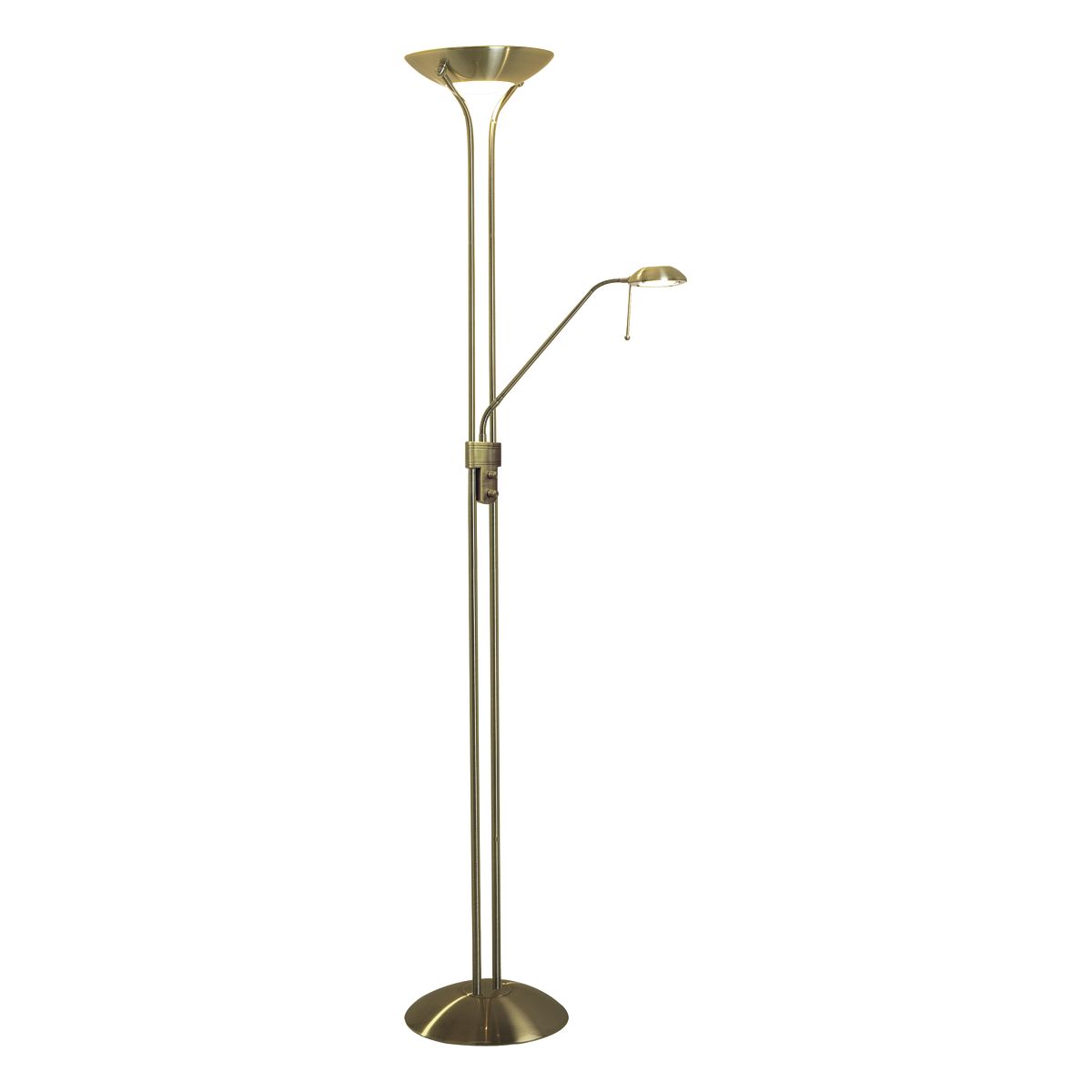 Montana Mother & Child Floor Lamp Antique Brass