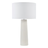 Myla Ceramic Table Lamp White Base Only