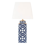 Mystic Table Lamp Blue With Shade