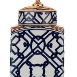 Mystic Table Lamp Blue With Shade