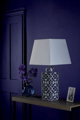 Mystic Table Lamp Blue With Shade