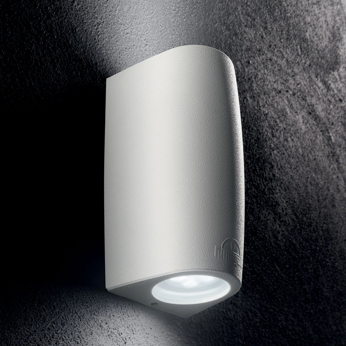 Marta 90 2L 2x3.5W GU10 LED CCT, Up & Down Wall Light, White/Clear