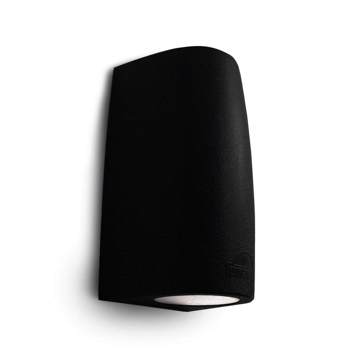Marta 90 2L 2x3.5W GU10 LED CCT, Up & Down Wall Light, Black/Clear