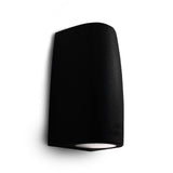 Marta 90 2L 2x3.5W GU10 LED CCT, Up & Down Wall Light, Black/Clear