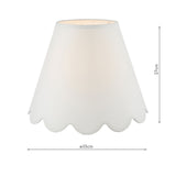 Nerita Ivory Linen Empire Shade 35cm 35cm