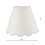 Nerita Ivory Linen Empire Shade 40cm 40cm