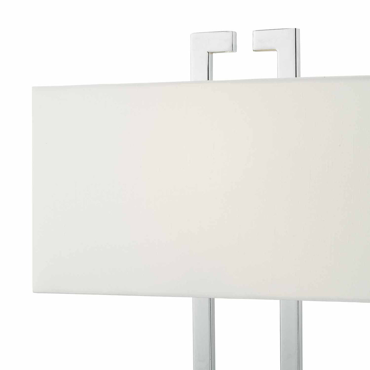 Nile Table Lamp Polished Chrome With Shade