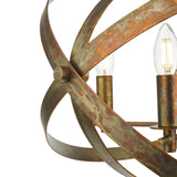 Nitya 5 Light Pendant Mottled Copper