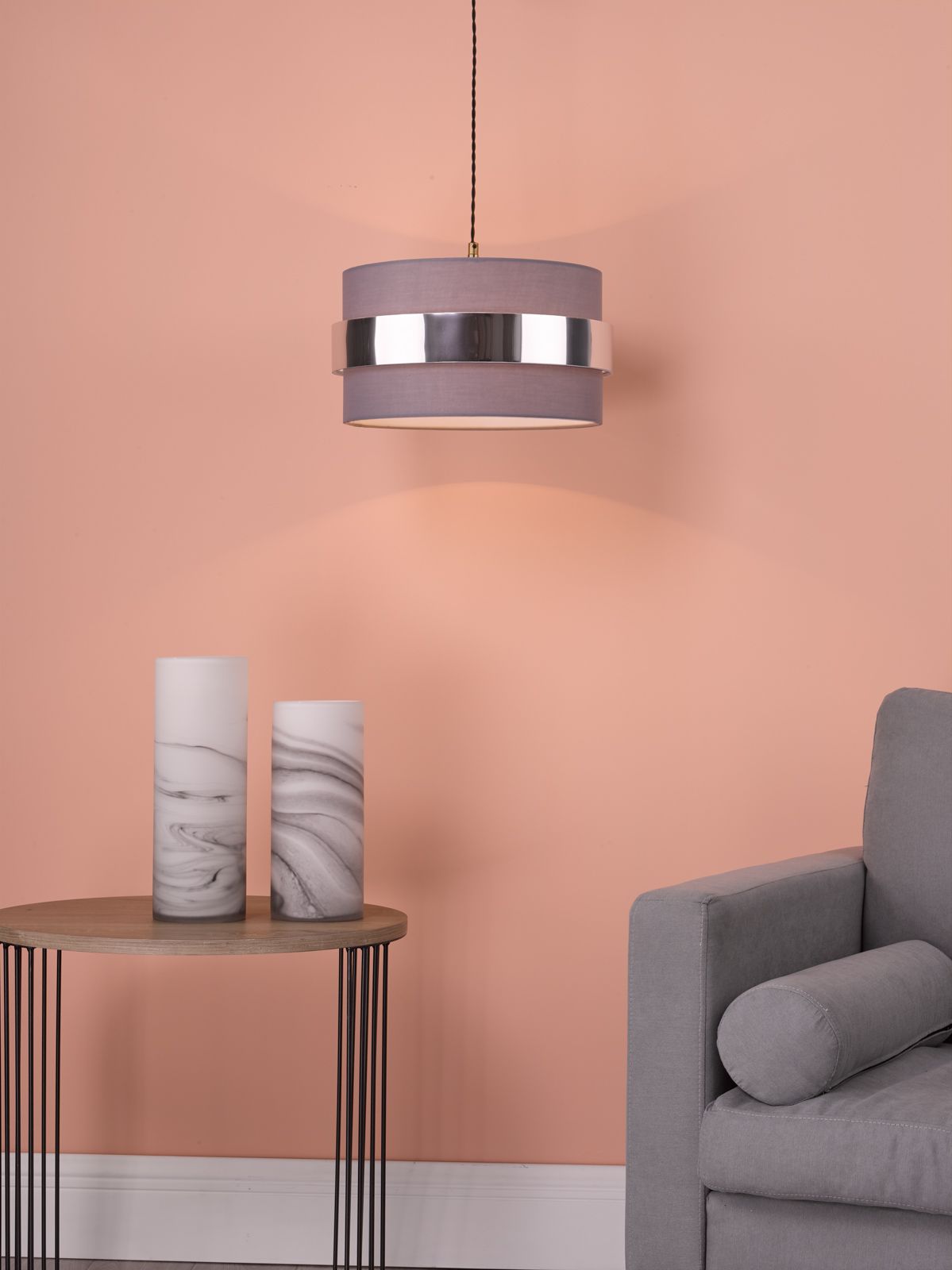 Oki Easy Fit Grey Shade with Chrome Band