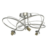 Onawa 3 Light Semi Flush Polished Chrome Frame Only