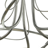 Onawa 5lt Semi Flush Polished Chrome With Smoked Glass