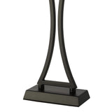 Oporto Table Lamp Matt Black With Shade