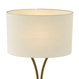 Oporto Table Lamp Aged Brass With Shade