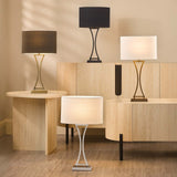 Oporto Table Lamp Aged Brass With Shade
