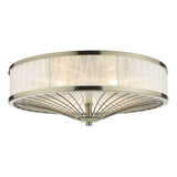 Oslo 3 Light Flush Antique Brass