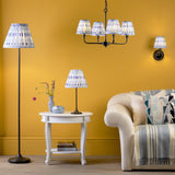 Padme Wall Light Matt Black With Shade