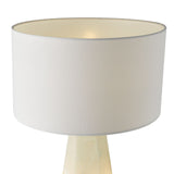 Paget Table Lamp Alabaster and Matt Antique Brass Base Only
