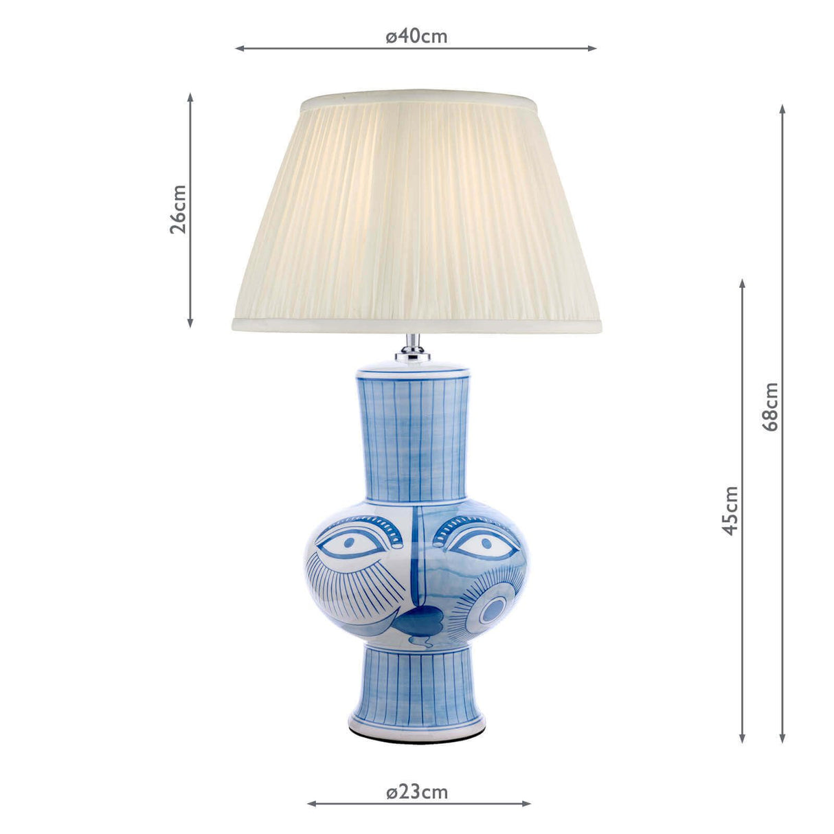 Picasso Table Lamp Multi-Coloured With Shade