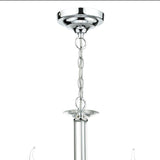 Pique 5 Light Polished Chrome Clear Crystal Detail
