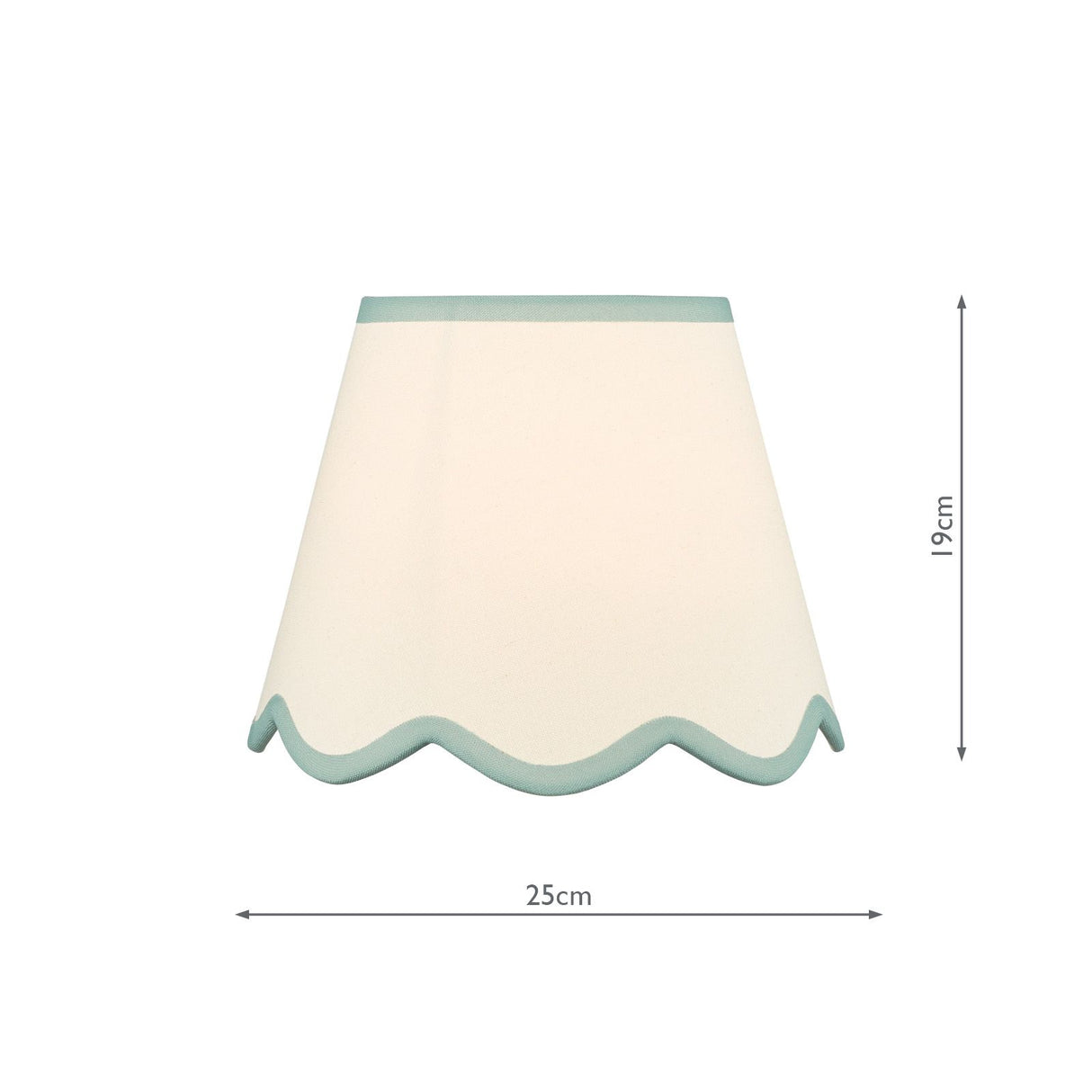 Poma Natural Linen Tapered Drum Shade 25cm 25cm