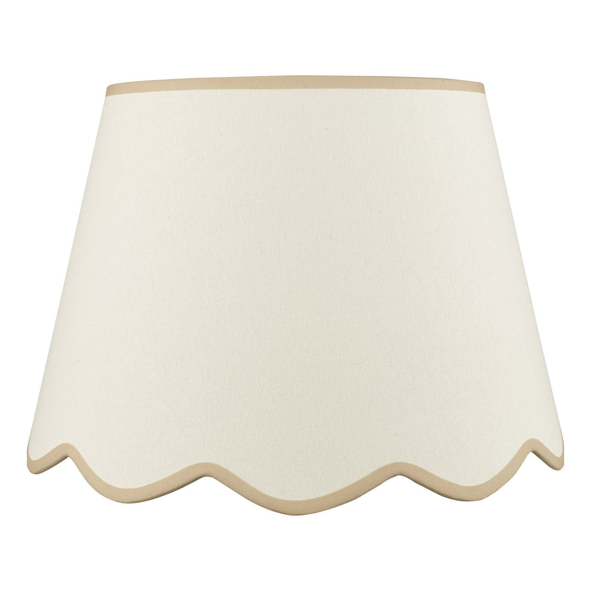 Poma Natural Linen Tapered Drum Shade 45cm 45cm